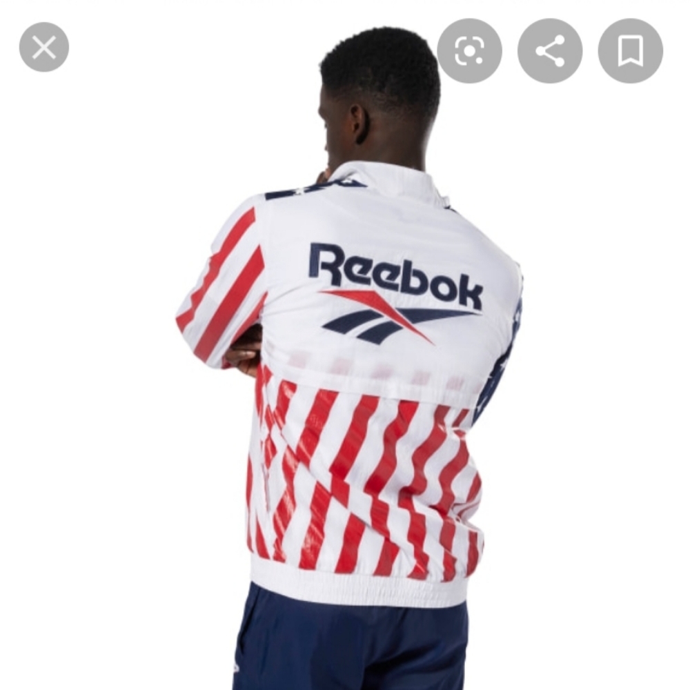 *NWT* Reebok track jacket - Picture 4 of 8